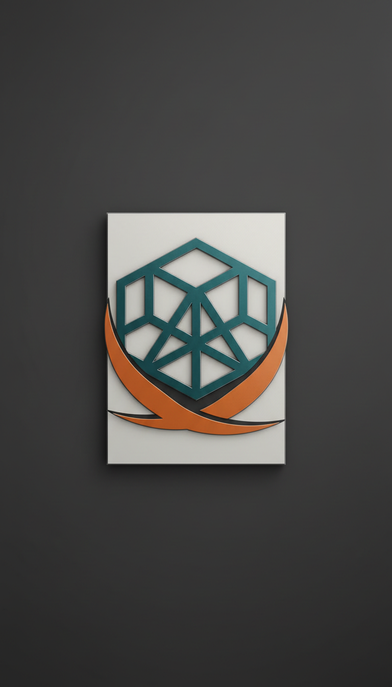 Laser-Cut Metal Business Logo Plaque